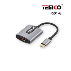 Hub Adaptador Type-C A HDMI 4K (UHD) Temco