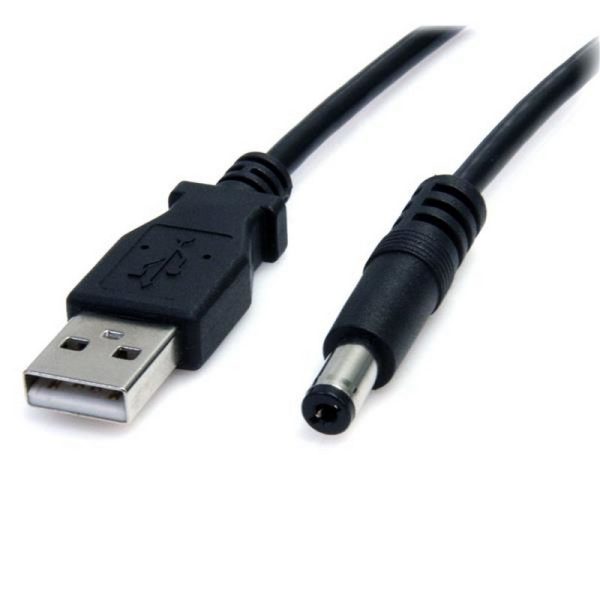 Cabo de alimentação USB de 5.5x1.5mm
