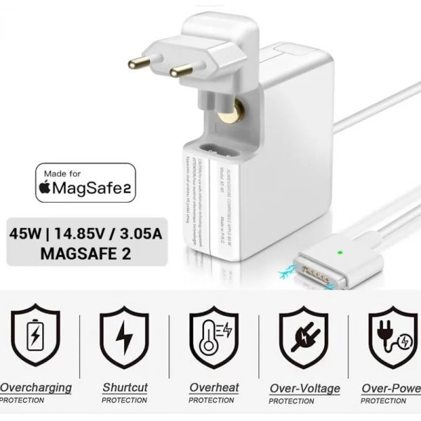 Carregador Comp. Apple 45W 14.85V/3.05A Magsafe 2