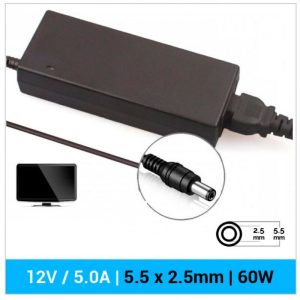 Carregador Comp. Monitor AOC 60W (12V/5A/5.5x2.5mm)