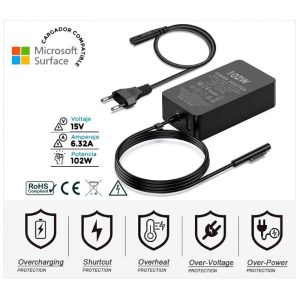 Carregador Comp. Surface Book 2 102W/15V/6.3A