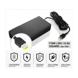 Carregador Comp. Lenovo 170W (20V/8.5A/SQUARE)
