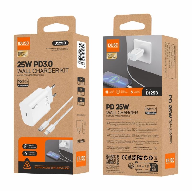Carregador Type-C PD 25W + PD Lightning - Image 3