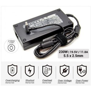 Carregador Comp. MSI 230W (19V/11.8A/5.5x2.5mm)