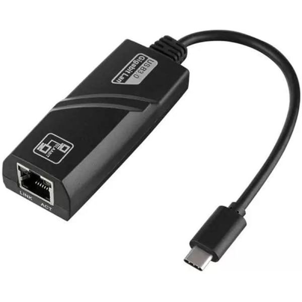 Conversor Type-C 3.1 A Internet 10/100/1000Mbps 15cm