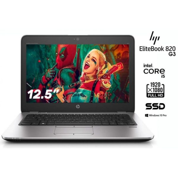 Portátil HP Elitebook 820 G3 I5 6200U 12.5" HD 8GB DDR4 256GB M.2 SSD