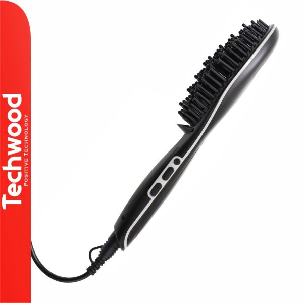 Escova Alisadora de Cabelo 55W 230ºC TECHWOOD - Image 2