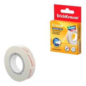 Cinta Adesiva Crystal - Transparente 12mmx33Mts Erichkrause