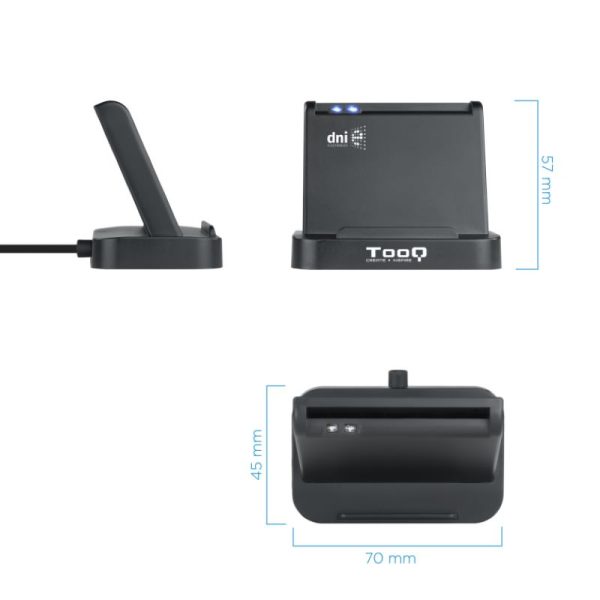 Leitor Cartões Inteligente TQR-220B DNIE Vision USB 2.0 Tooq