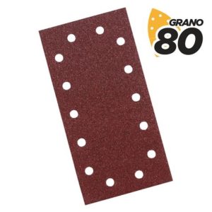 Pack 10 Lixas Grão-80 C/ Velcro para Lixadeira BL0123 Blim