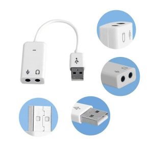 Placa Som USB 7.1
