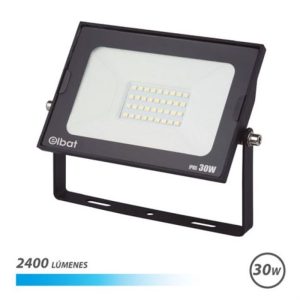 Projetor Led Serie Super Slim 30W 2400Lm - 6500K Luz Fria - Apto para Exterior Elbat