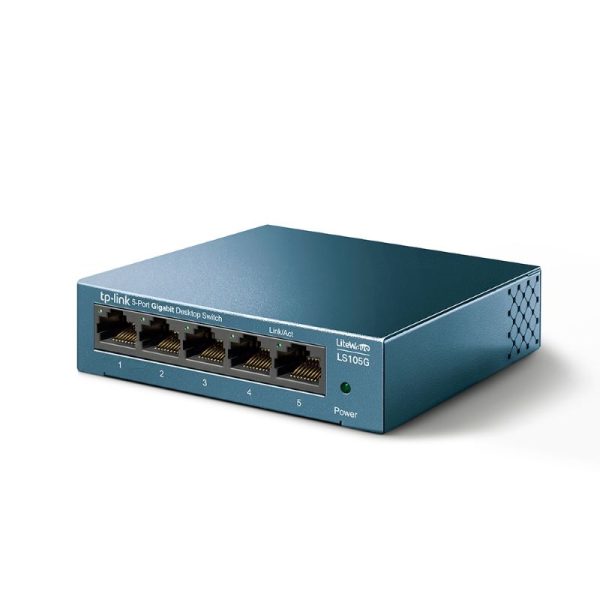 Switch TP-Link LS105G LiteWave 5-Portas Gigabit Desktop