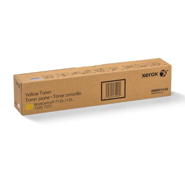 Toner Original Xerox WorkCentre 7120/7125/7220/7225 YL - 006R01458