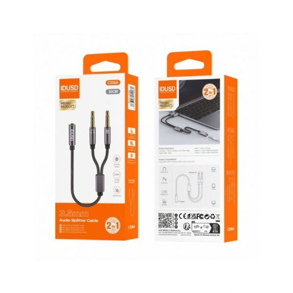 Adaptador Jack 3.5mm (F) Áudio Micro/Áudio (M) - Image 2