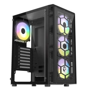 Caixa ATX Fantech HEXA CG73 RGB