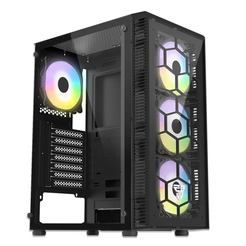 Caixa ATX Fantech HEXA CG73 RGB