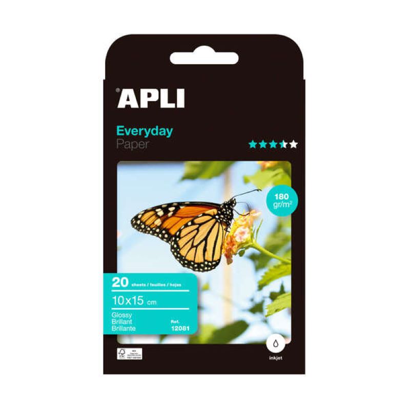 Papel Fotografico Everyday 10x15cm 180g 20 Folhas Apli