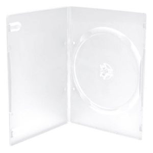 Caixa DVD Emtec Slim 7mm Transparente Pack-10