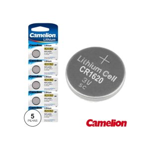 Pilhas Lítio Cell-CR1620 3V Camelion