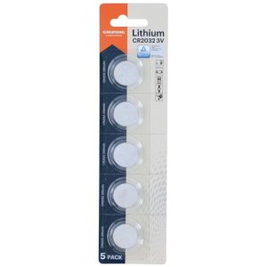Pilhas Litio CR2032 3V Pack-5 Grundig