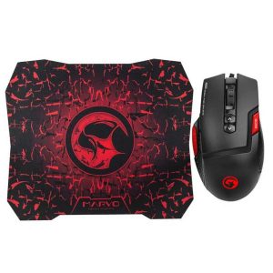 COMBO RATO + TAPETE GAMING SCORPION M355 +G1